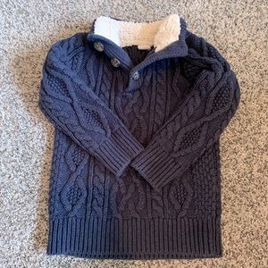 Gap Navy Cable Knit Sweater - 18-24 months